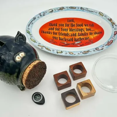 Abbey Press, Pyrex, and  Kitchen Decor and Collectibles