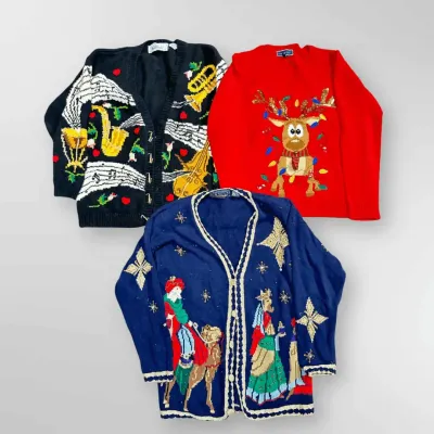 Belle Pointe and Karen Scott Holiday Christmas Sweaters