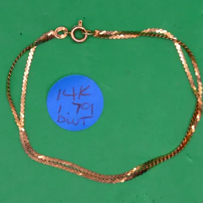 Sale Photo Thumbnail #9: 14k Bracelet 