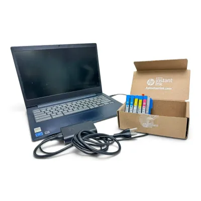 Lenovo Chrome Book (Needs Repair) w/ Charger & HP Printer Ink 