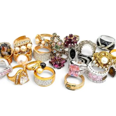 Silver & Gold Toned Rings