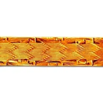 14k Gold Engraved Brooch (2.75g)