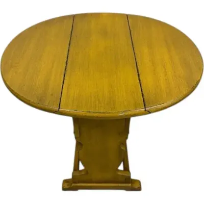 Gold Oak Drop Leaf Table