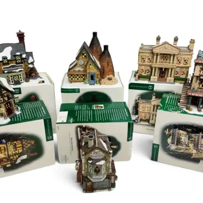 Department 56 Dickens Village Series Leed’s Oyster House & More Houses