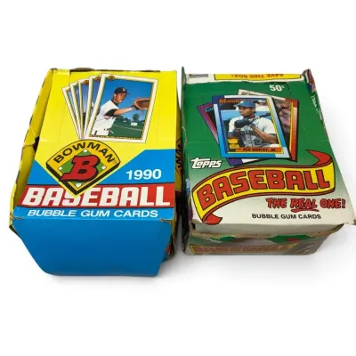 Baseball Cards: Bowman & Topps Bubblegum 1990s