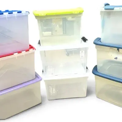 Clear Storage Totes (Multiple Sizes)