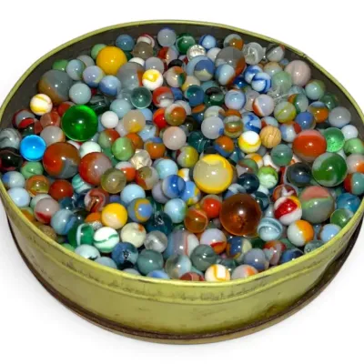 Vintage Glass Marbles - Some Glow!