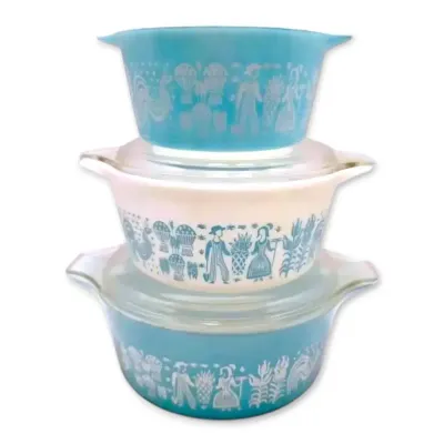 Pyrex Amish Butterprint Casserole Dishes