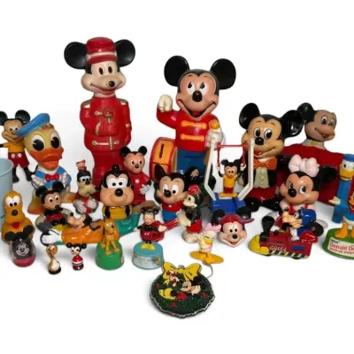 Vintage Mickey Mouse, Donald, Goofy Toys