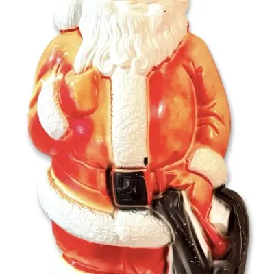 Vintage Light-Up Empire Santa Blow Mold, 13"