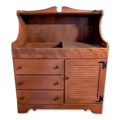Ethan Allen Traditional Dry Sink w/ Copper Tray