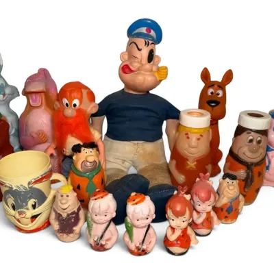 Vintage Popeye, Flintstones, Toys & More