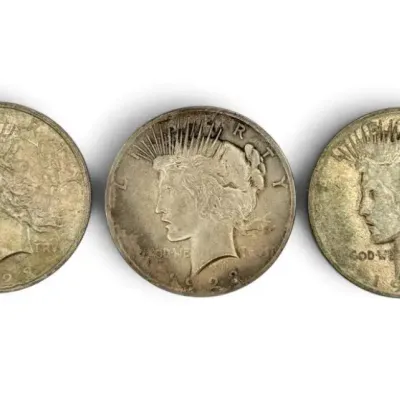 1923 Peace Silver Dollars
