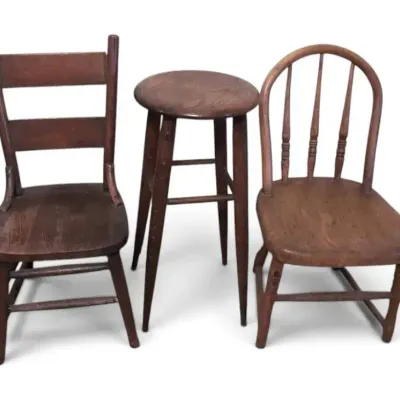 Antique Children's Wooden Chairs