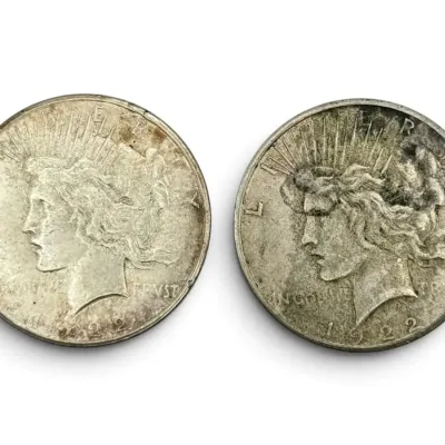 1922-S Peace Silver Dollars
