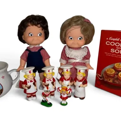 Vintage Campbell Dolls, Salt Shakers, Mug, & More