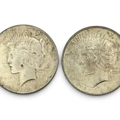 1925 Peace Silver Dollars #2