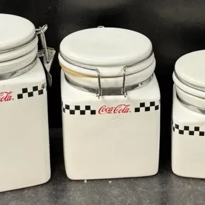3 “Coca-Cola” Canister Collection