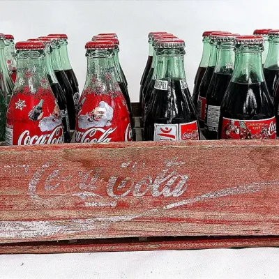 “Coca Cola” Crate and Bottles 