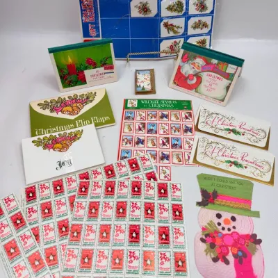 Large Vintage Christmas Ephemera Collection 