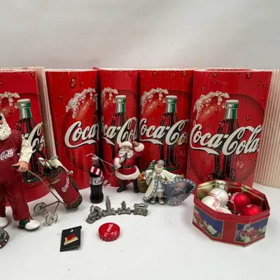 Large Coca-Cola Christmas Collectibles
