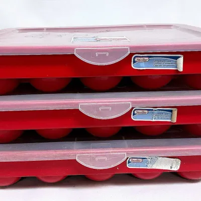 “Sterilite” Ornament Holders 