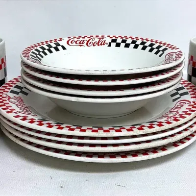 “Gibson Coca Cola” Dinnerware Collection 