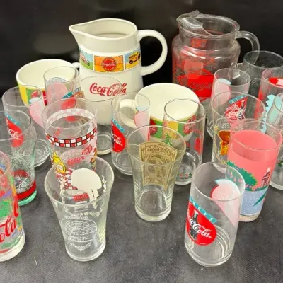“Coca-Cola” Vintage China and Glassware