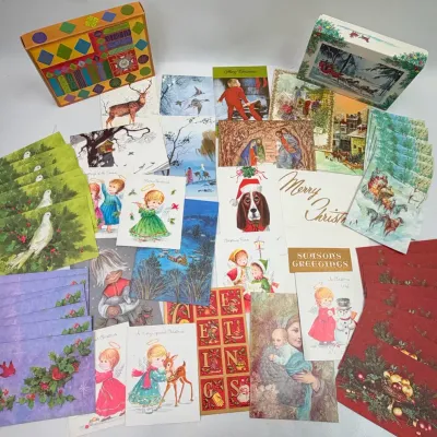 Large Mixed Collection of Christmas Greeting Cards