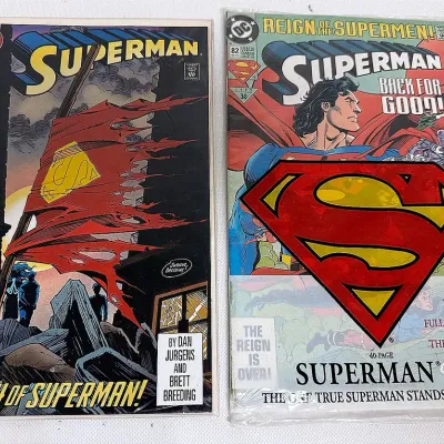 “DC” Superman Comic Books 