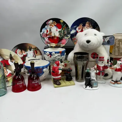 Large Coca-Cola Christmas Collectibles