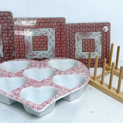 Ceramic Heart Muffin Pan and More 
