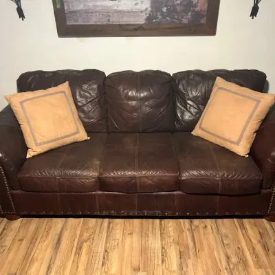 Real Leather Sofa