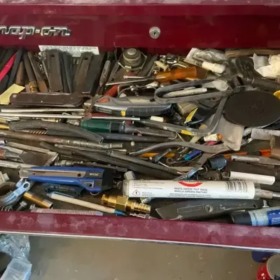 Chisels, Files, Cutting Tools And More Drawer