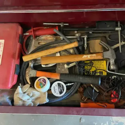 Mac Tools Bushing Set, Hammers, And More In This Drawer 
