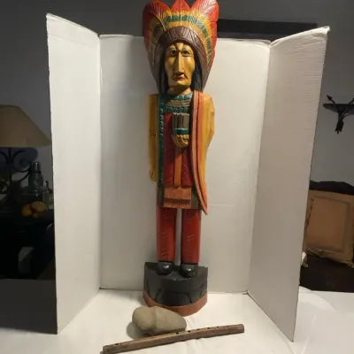 Stone Axe Head, Statue & Flute