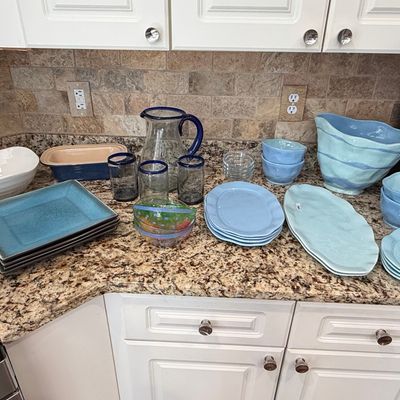 Certified International Coastline Blue Stoneware Collection