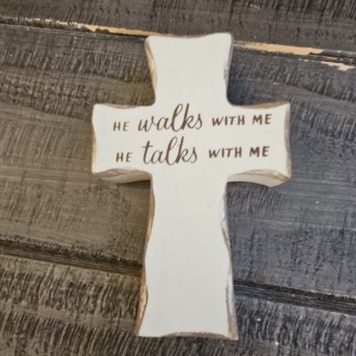 Distressed Wooden Wall Cross