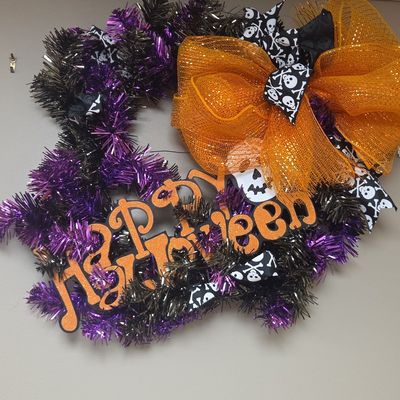 Halloween Decorative Wreath