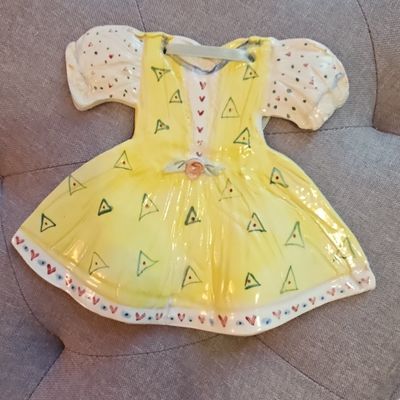 Mark of the Potter Ceramic Dress Ornament