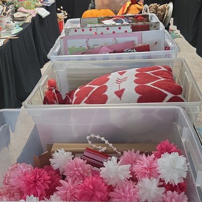 Assorted Seasonal Decor and Craft Supplies