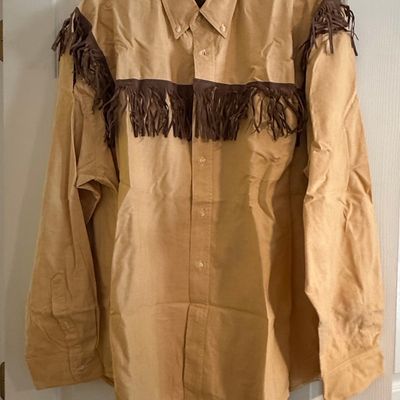 Eddie Bauer Western Fringed Shirt