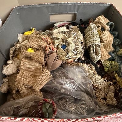 Assorted Decorative Upholstery Trimmings and Tassels