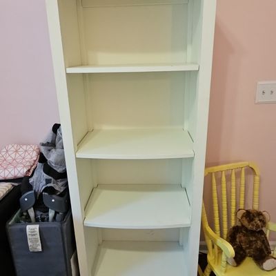 White Shaker Style Bookcase