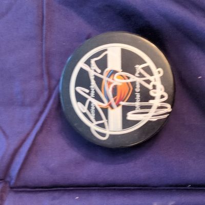 Scott Mellanby Signed Atlanta Thrashers Official Game Puck