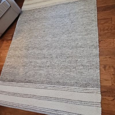 SAFAVIEH Natura Light Gray/Ivory Contemporary 6ft x 9ft Medium Rectangle Rug