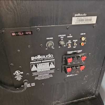 Polk Audio PSW10 Powered Subwoofer