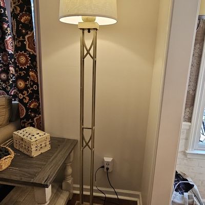 Transitional Metal Floor Lamp