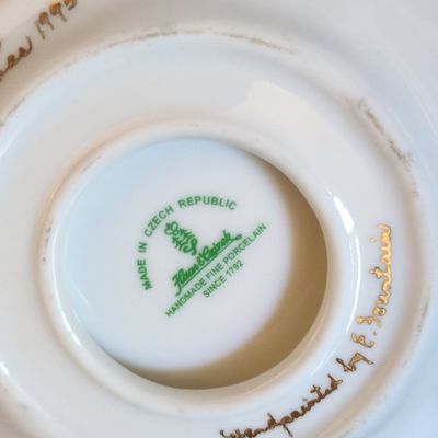 Haas & Czjzek Porcelain Jam or Mustard Pot