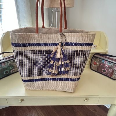 Mar y Sol Ibiza Tassel Tote Bag